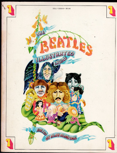 The Beatles Illustrated Lyrics Alan Aldridge, Delacort Press 1st Dell Edition