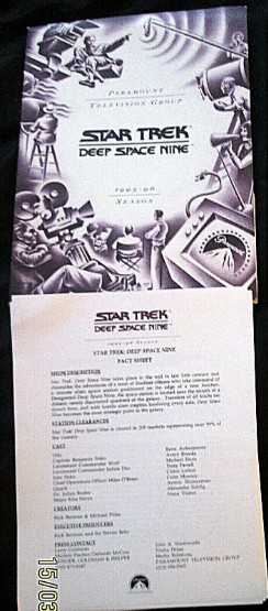 STAR TREK: COLLECTION # 18 (DEEP SPACE NINE 4TH SEASON TV PRESSKIT)