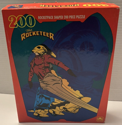 Vintage Disney THE ROCKETEER Shaped Puzzle 200 Pieces Unopened