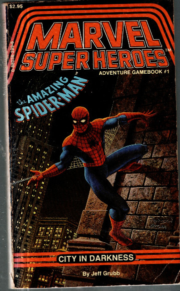 The Amazing Spider-Man: City in Darkness (Marvel Super Heroes Adventure Gamebook, No 1