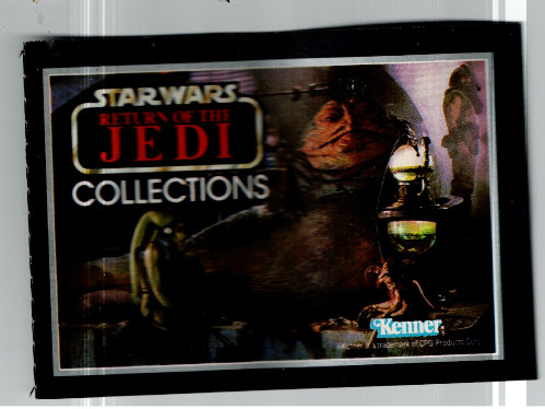 Vintage Kenner Star Wars Collections Return of The Jedi Mini Catalog Booklet