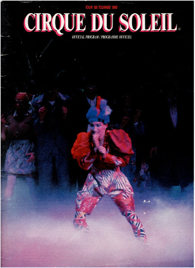 Cirque Du Soleil Tour '88 Official Program