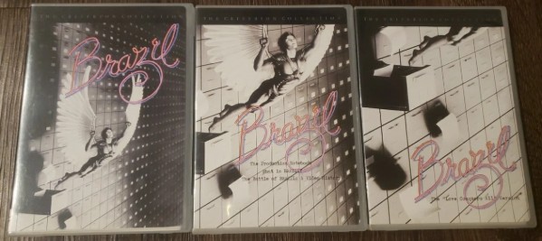 Brazil Criterion Collection DVD - 3 Disc DVD Set Film Collection Terry Gilliam