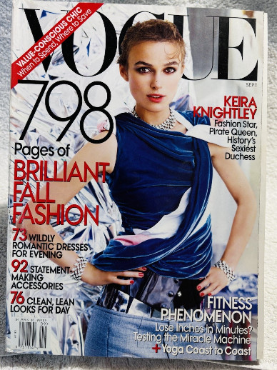 VOGUE Magazine- September 2008-Keira Knightly- no label