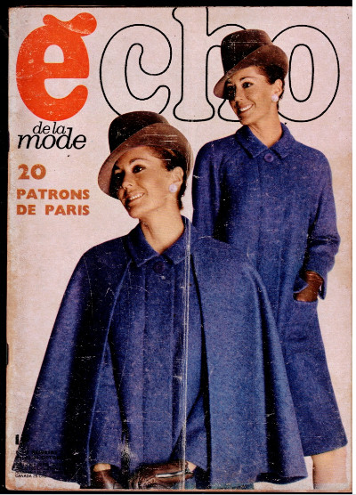 L'Echo De La Mode French Fashion Magazines: 1967