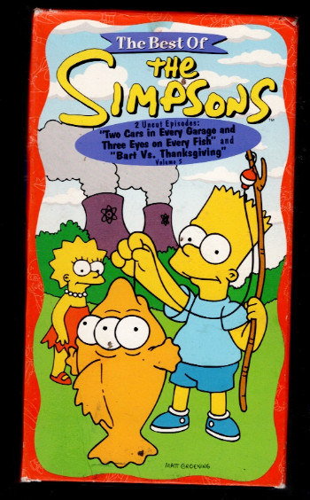 The best of the simpsons vhs