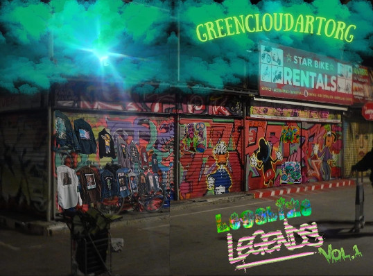 Legalize Legends: Volume One of The Premier Zine featuring Street Art, Fashion, & Photography brought to you by the Artist Collective GreenCloudArtOrg.