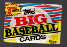 Image for 1988 Topps Big Baseball Card Packs 3rd Series Factory Sealed MLB