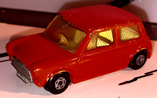 Vintage 1970 Matchbox Lesney Superfast Racing Mini #29 Red Very Nice!!