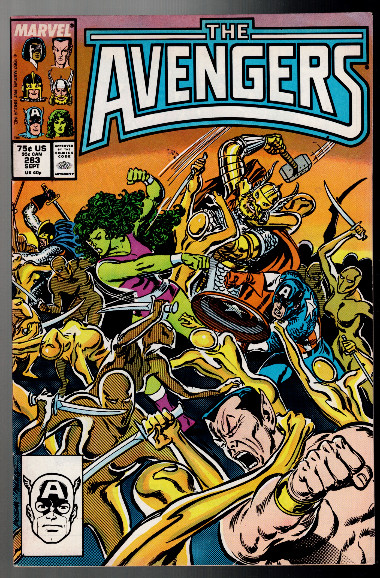 Marvel Avengers 1st Series #283.#284,#286 and #287
