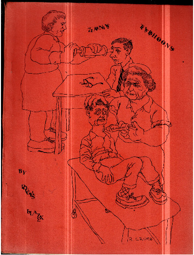 DOUGLAS BLAZEK - ZANY TYPHOONS - 1970 - EDITION OF 200 - COVER ART BY R. CRUMB