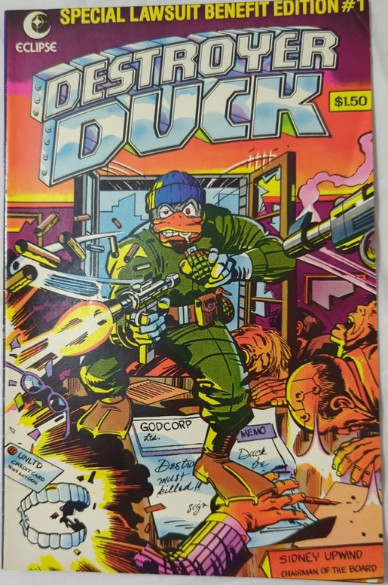 Destroyer Duck #2, 3, 4, 5 & 6 (Eclipse Comics)