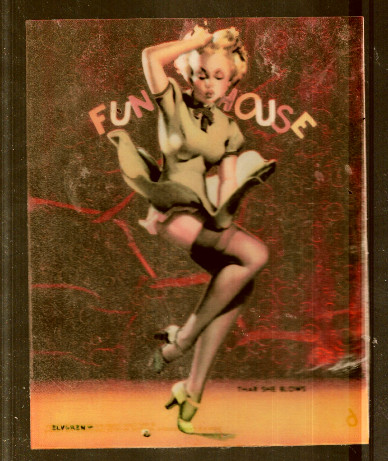 Fun House Thar She Blows Vintage Style mini poster - 3 3/4 X 4 3/4