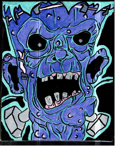 Frankenstein goes Purple.