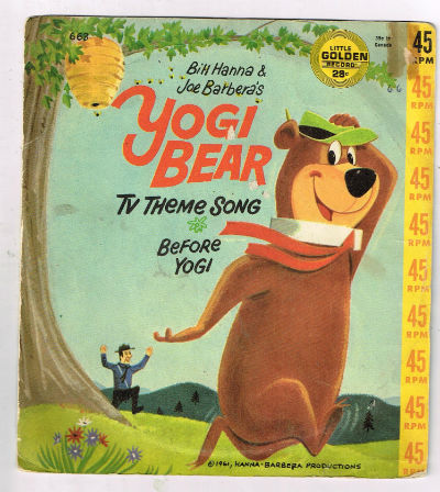 Image for Golden Chorus and Orchestra* – Yogi Bear TV Theme Song-45 rpm blk vinyl