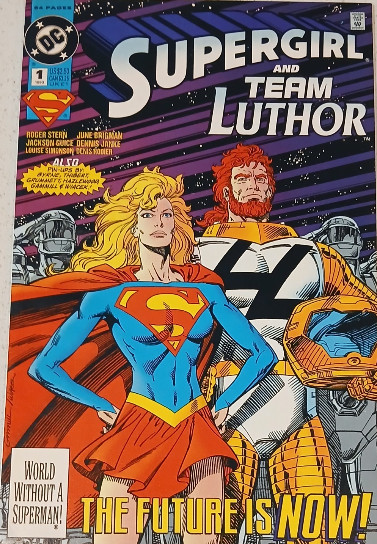 1993 DC COMICS SUPERGIRL AND TEAM LUTHOR #1 VF+ VINTAGE SUPERMAN