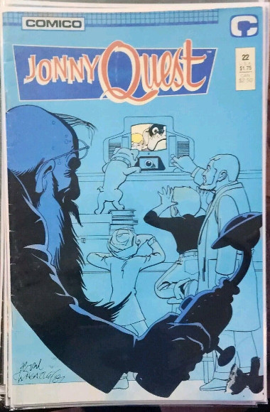 Comico Comics Jonny Quest #22 MAR. 1988 Wraparound Cover Book