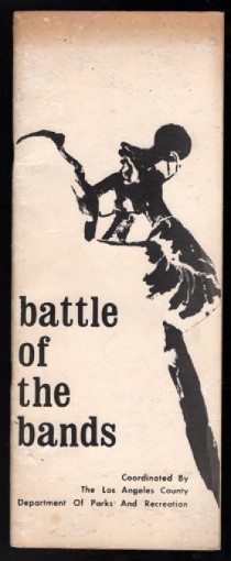 Image for 1966 Program for the 7th Annual Battle of the Bands at the Hollywood Bowl