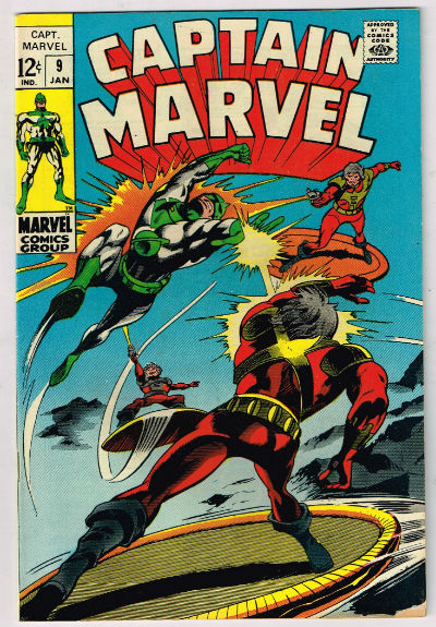 Image for CAPTAIN MARVEL #9 1968-1979 | VOLUME 1 | MARVEL