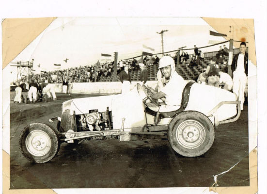 Image for Indy-racer:Black nd White photo 5x7(vintage)