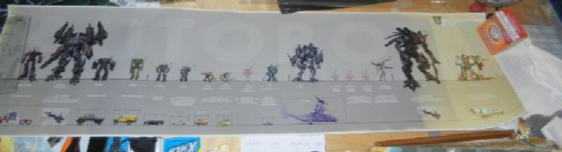 Image for Transformers:2 Autobot scale chart