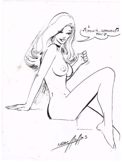 Image for Sketch of nude by Neal Adams(copy)
