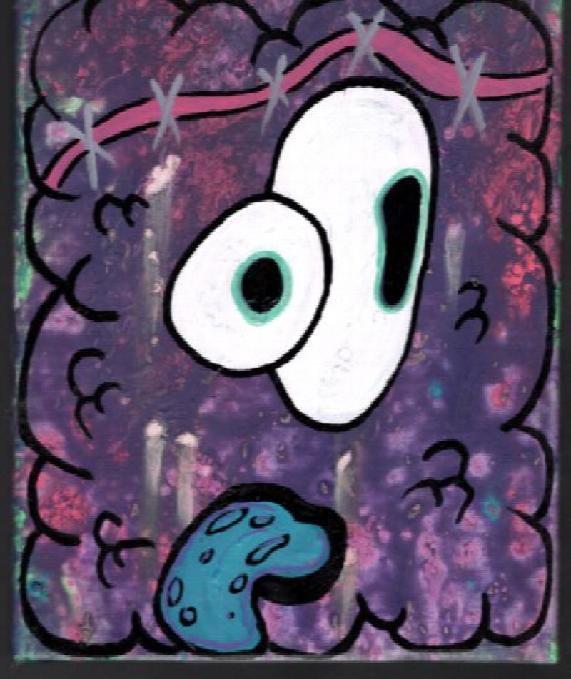 Image for Yucky Kissing Monster signed b y Paul the Painter