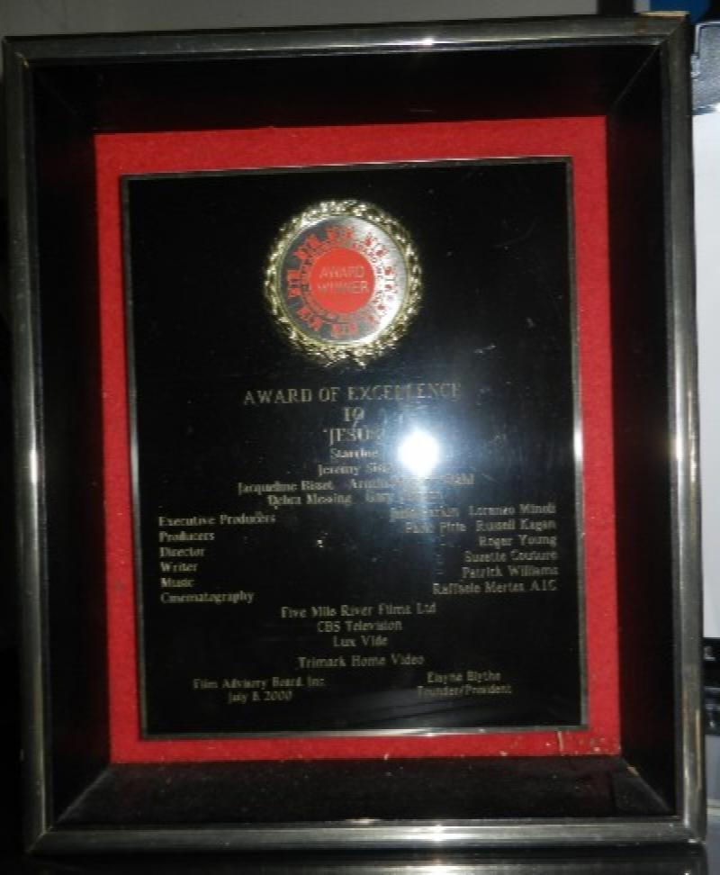 Image for Award of Excellence to,"Jesus"