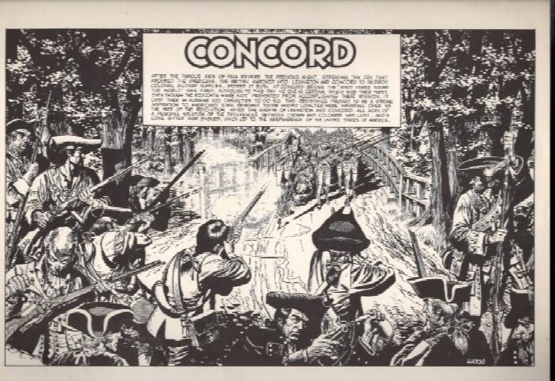 Image for 1975 CONCORD by Wally Wood 17x14" Black & White Print