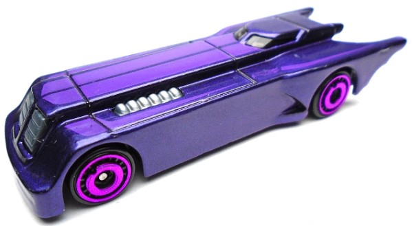 2023 HOT WHEELS BATMAN THE ANIMATED SERIES BATMOBILE PURPLE DIECAST 3 1/8