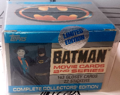 Batman Movie Cards 2nd Series Complete Collectors' Limited Edition Set 1989