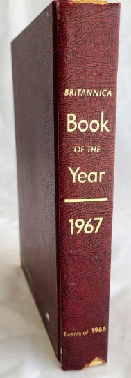 Encyclopedia Britannica Book Of The Year 1967 (Hardcover) History Events of 1966