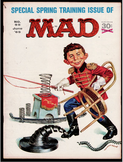MAD MAGAZINE #95 - VF+ - Spring Training Issue! 1965