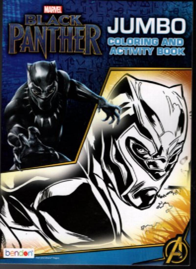 Image for Marvel Avengers Black Panther Jumbo Coloring & Activity Book