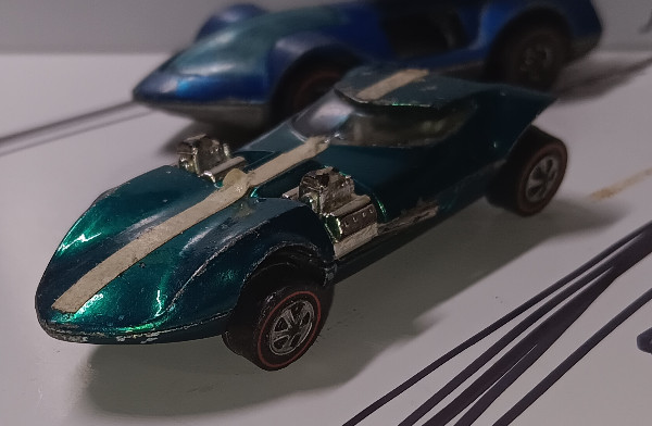 Hot Wheels Twinmill Green Loose