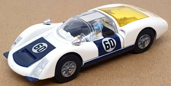 Similar Items<br/>Sponsored<br/>Feedback on our suggestions<br/><br/>See all<br/>Corgi Re-issue Appx 1/43 Scale 330 - Porsche Carrera 6 Race Car #60<br/>Pre-owned<br/>$43.39<br/>+ $12.40 shipping<br/>Seller with 99.3% positive feedback<br/>Corgi Re-issue Appx 1/43 Scale 330 - Porsche Carrera 6 Race 