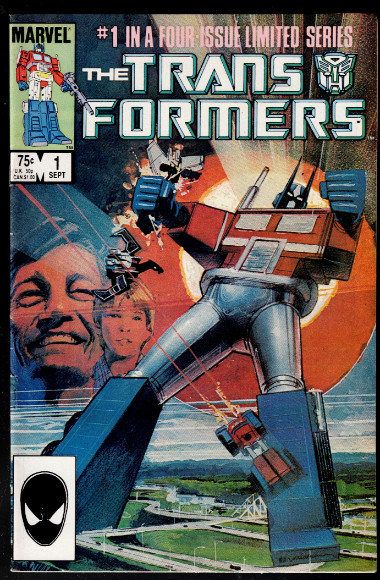 The Transformers #1 of 4 Limited Series Marvel Comic Book 1984