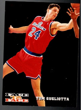 1993-94 Skybox Face to Face Tom Gugliotta Karl Malone Washington Bullets