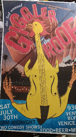 Gigglers on the roof Promo poster