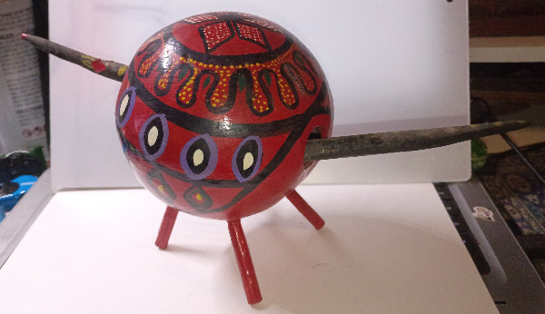 african red ball with floating arms
