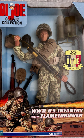 G.I. Joe WW ll us marines with flamethrower