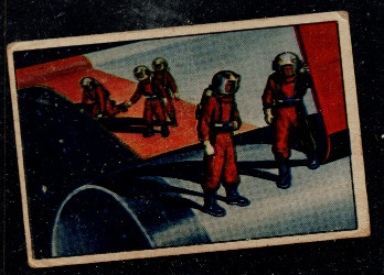 1985 WTW Productions Jets, Rockets, Spacemen Card # 8 Looking At The Universe