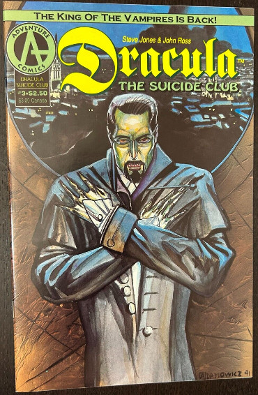 DRACULA SUICIDE CLUB #3 (Adventure Comics 1992) -- Independent Horror