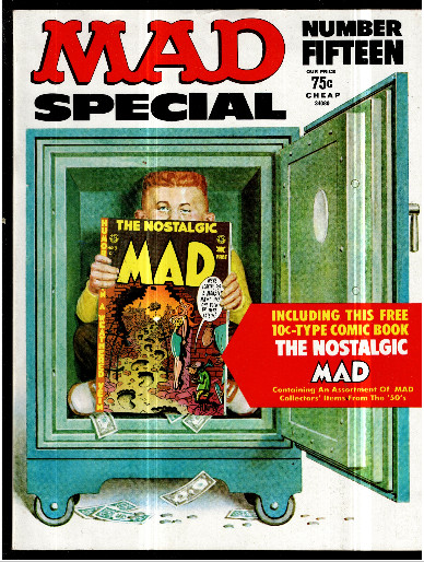 MAD SPECIAL #15 1975 WITH NOSTALGIC MAD BONUS INTACT 84 PAGES