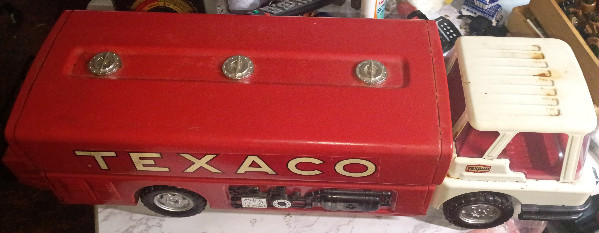Vintage 1960'S Texaco Jet Fuel Pressed Steel Truck USA WEN Mac Toy Collectible