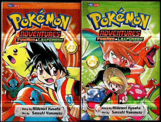 Pokemon Adventures Fire Red & Leaf Green Volumes 23, 24