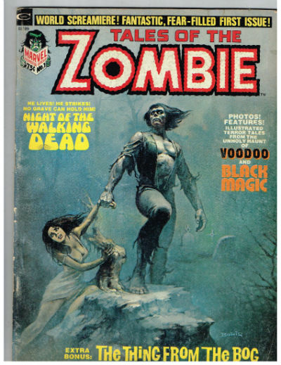 Image for "Tales of the Zombie" Comic Book Magazine #1;1973 Marvel Monster Group