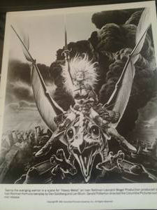 Image for Taarna the avenging warrior in a scene for "Heavy Metal"