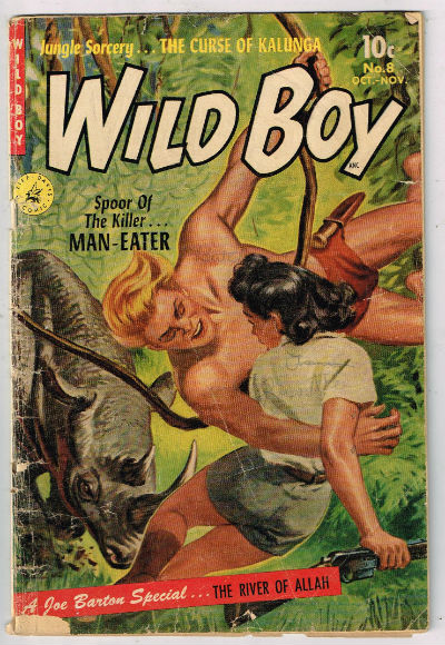 Image for WILD BOY OF THE CONGO #8 1952,Oct.,Nov.| VOLUME 1 | ZIFF-DAVIS PUBLISHING
