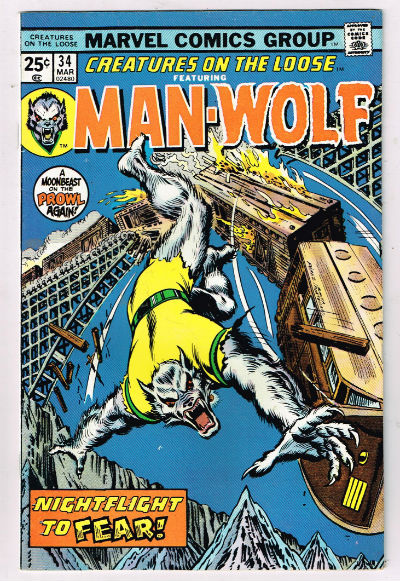 Image for CREATURES ON THE LOOSE #34 1975,March | VOLUME 1 | MARVEL